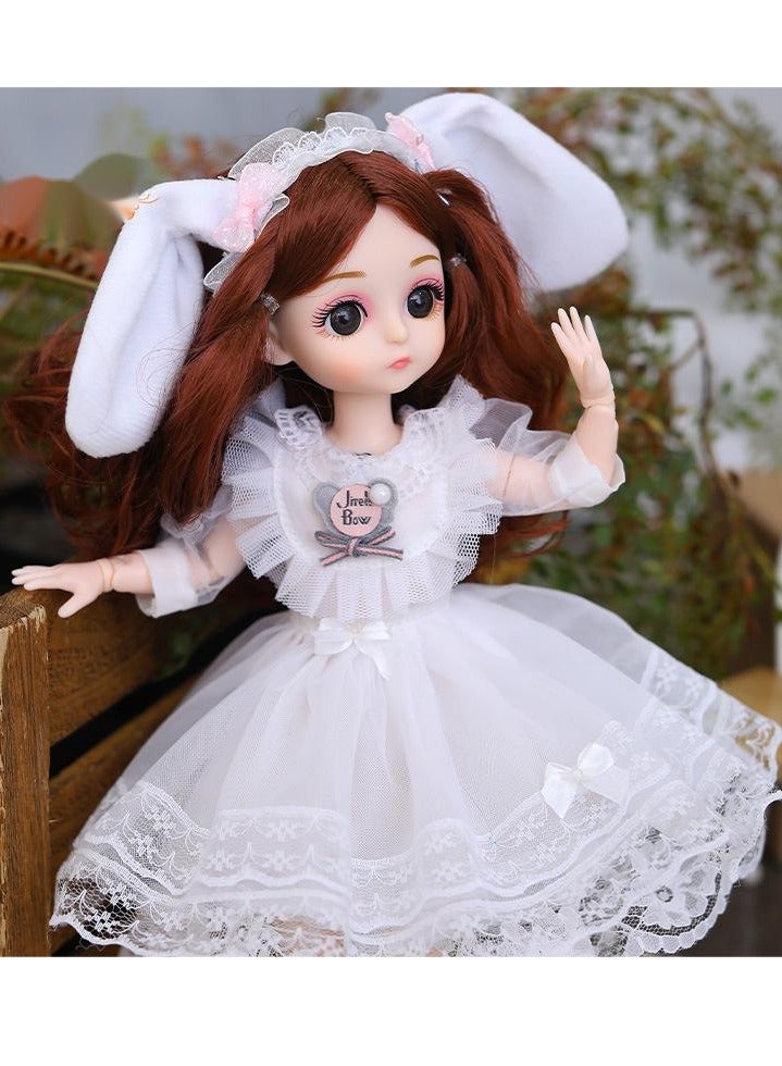 EHOME 30cm Barbie Doll Toy Girl Dress up Doll Snow White  - Image 1