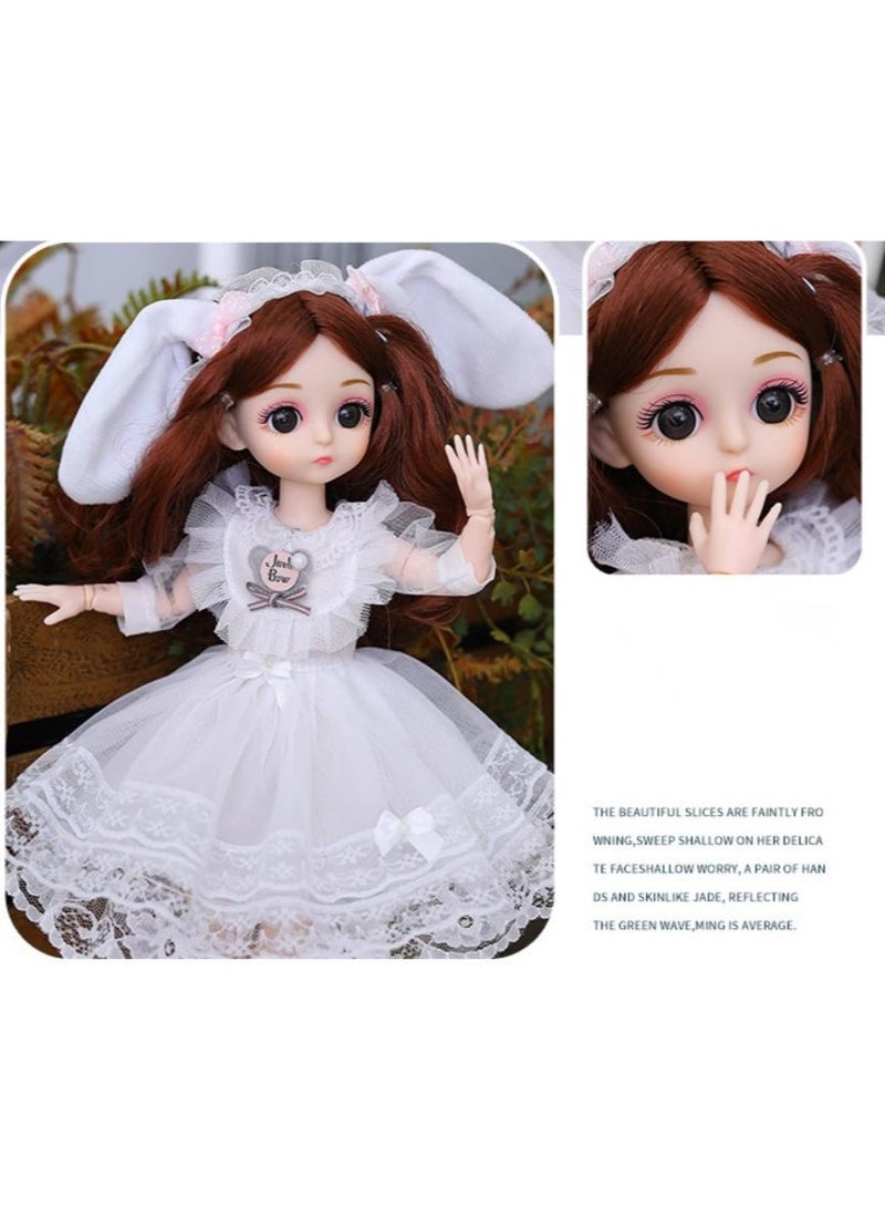 EHOME 30cm Barbie Doll Toy Girl Dress up Doll Snow White  - Image 3