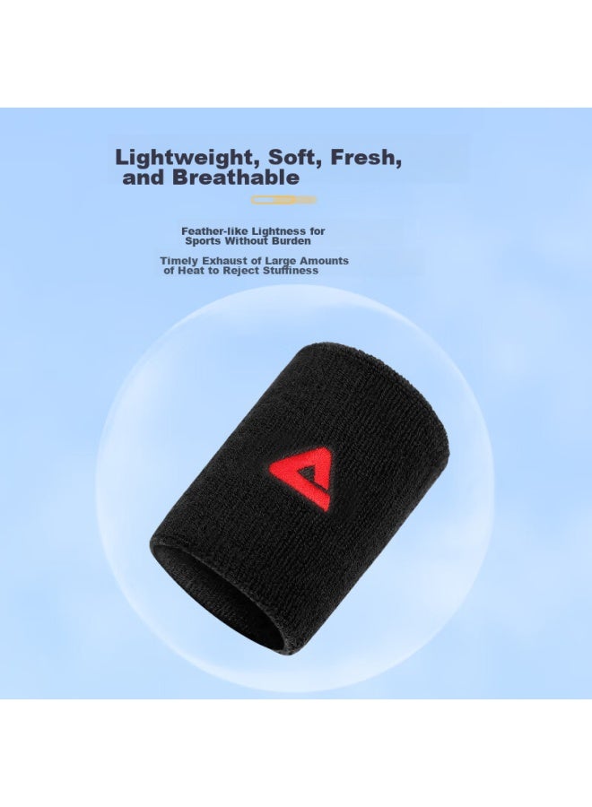 Peak Wristband For Men And Women, Sports Fitness Sweat-absorbing Anti-sprain Wrist Guard For Basketball Badminto - Image 4