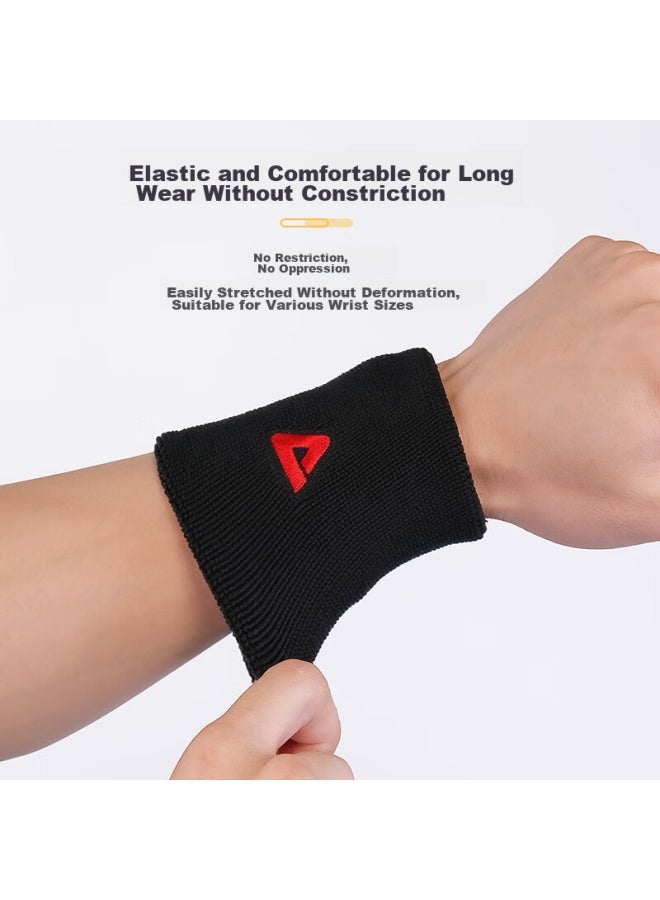 Peak Wristband For Men And Women, Sports Fitness Sweat-absorbing Anti-sprain Wrist Guard For Basketball Badminto - Image 3