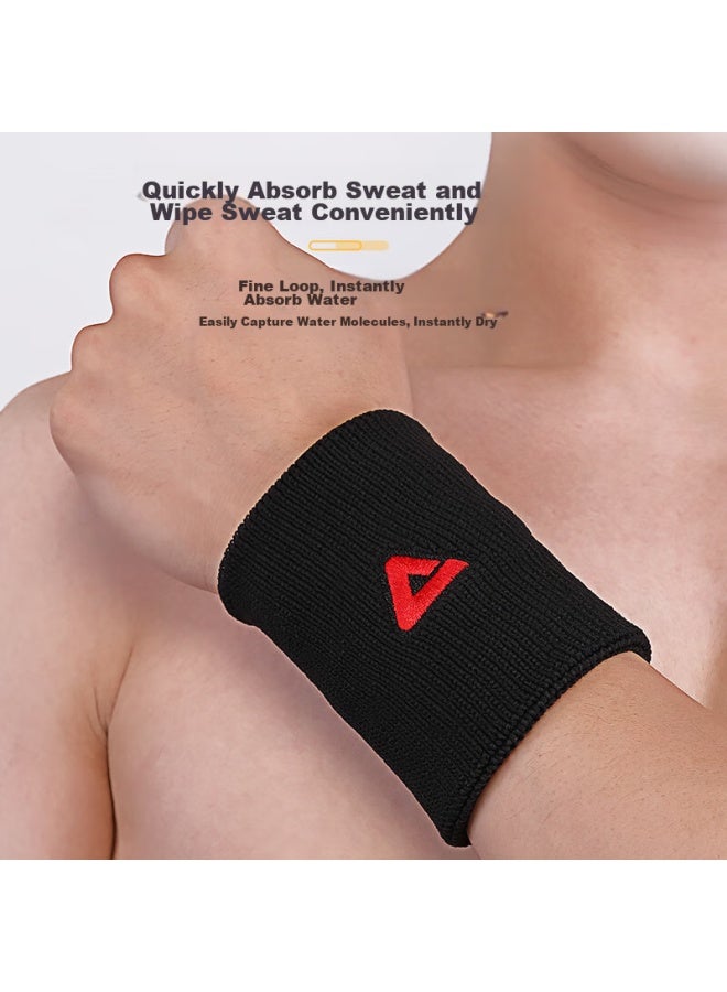 Peak Wristband For Men And Women, Sports Fitness Sweat-absorbing Anti-sprain Wrist Guard For Basketball Badminto - Image 5