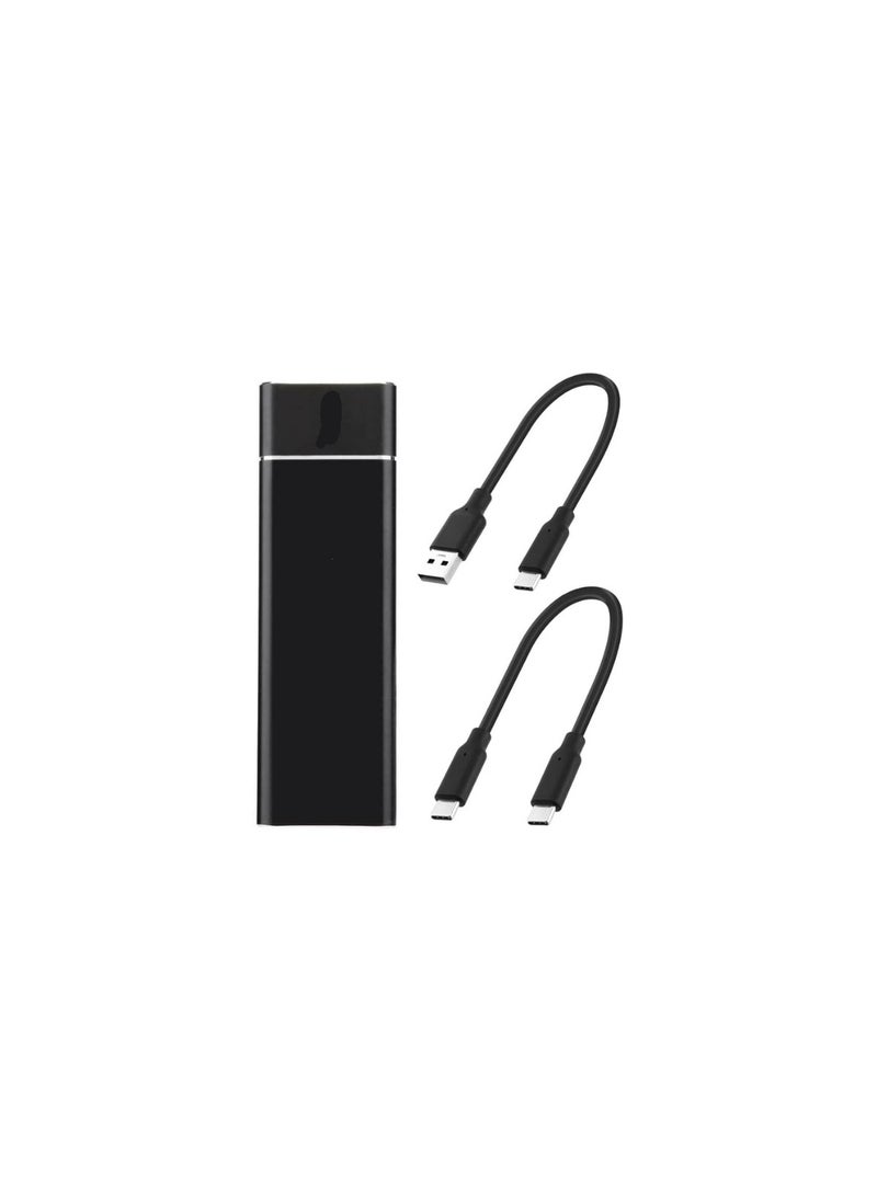 Generic NVME M.2 to Type-C USB 3.1 10Gbps Aluminum External SSD Enclosure for 2280/2260/2242/2230 PCI-E M-Key SSD  - Image 1