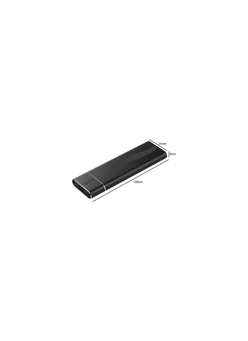 Generic NVME M.2 to Type-C USB 3.1 10Gbps Aluminum External SSD Enclosure for 2280/2260/2242/2230 PCI-E M-Key SSD  - Image 3