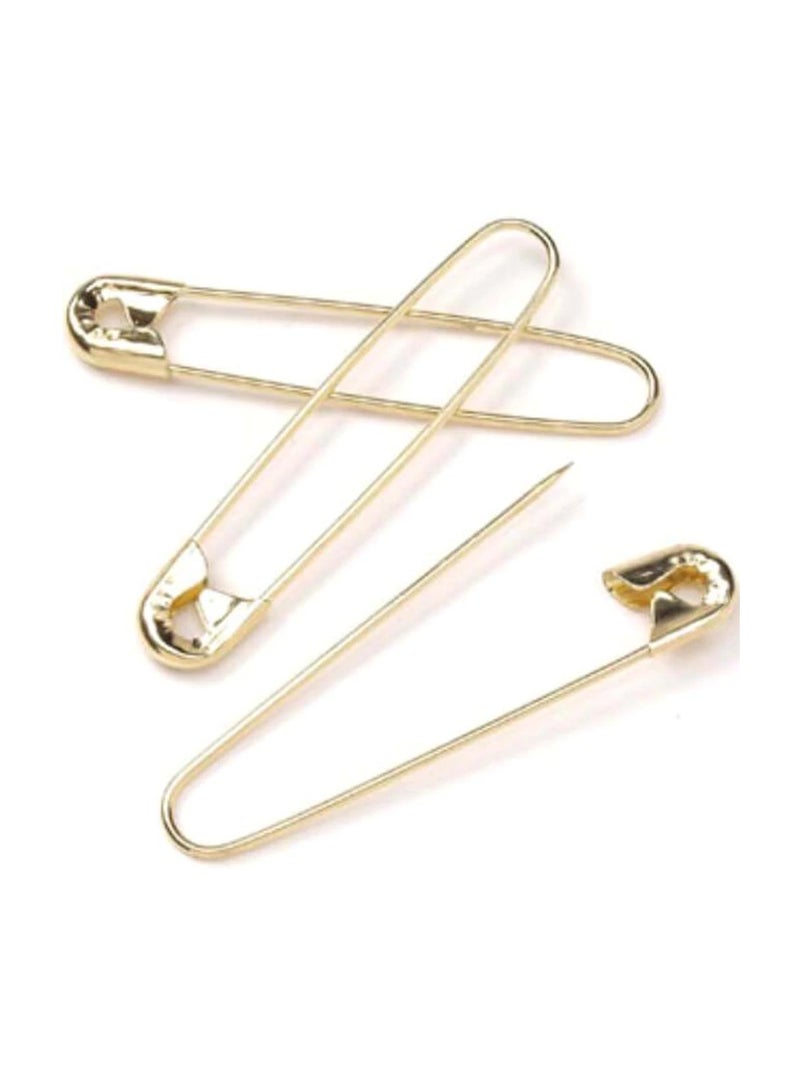Coilless Safety Pin 2-1/4 Inch Gold 50 pcs - Image 2