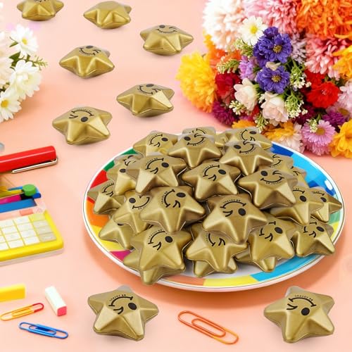 SHQDD 100PCS Stress Balls Star Stress Balls for Adults Kids Mini Foam Ball Stress Relief Toys Fidget Anxiety Anger Relief at WorkSchoolHome Student Prizes Perfect Party Favors - Image 5