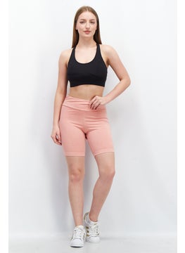 Reebok Women Sportswear Fit Training Short, Peach  - Image 4