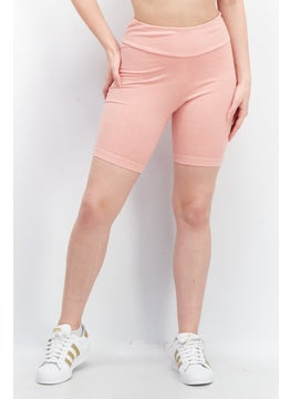 Reebok Women Sportswear Fit Training Short, Peach  - Image 1