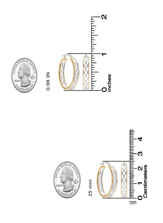 LeCalla 925 Sterling Silver Greek Key Hoop Earrings Lightweight Click-Top Greek Wall Cut-Out Pattern Earring Hoops for Women, Sterling Silver, No Gemstone - Image 5