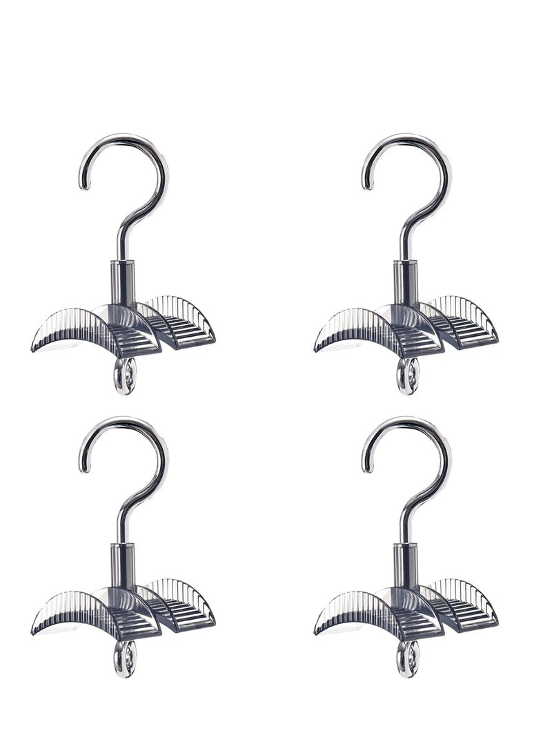 Excefore Purse Hanger Organizer, 4 PCS Durable Acrylic Handbag Organizer Double-Sided for Bags Belts Caps and Scarves, Protect Straps from Sharp Bends, Sapce-Saving Hangers, for Storing and Organizing - Image 1
