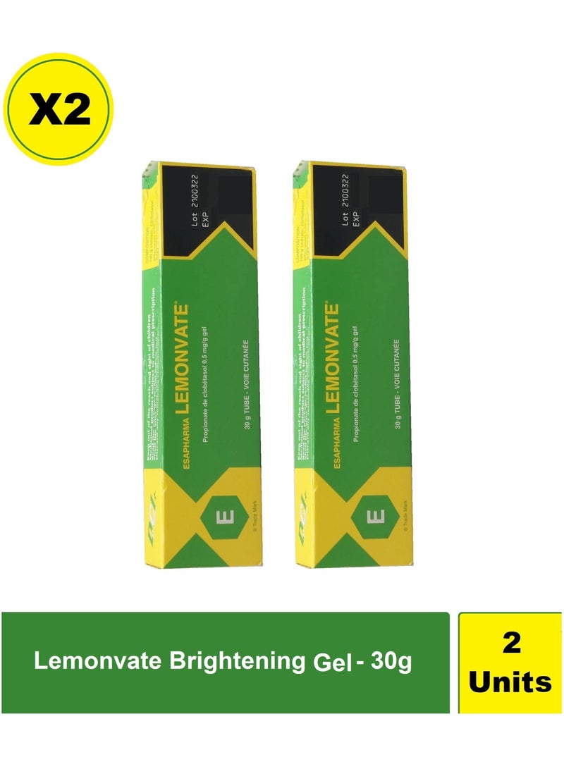 ESAPHARMA Pack of 2 Lemonvate Gel - 60g (2x30g)  - Image 1