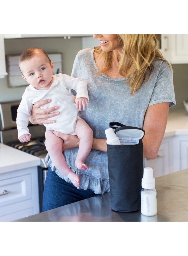 J.L. Childress J.L. Childress Breastmilk Cooler Bag - Insulated & Leak Proof Newborn Bottle Bag - Fits 1-2 Bottles - Daycare & Travel Black  - Image 3