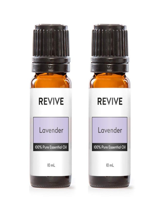 REVIVEEO Lavender Essential Oil by Revive Essential Oils 2 Pack - REVIVEEO - 100% Pure Therapeutic Grade, for Diffuser, Humidifier, Massage, Aromatherapy, Skin & Hair Care, Unrefined Oils with No Fillers - Image 1
