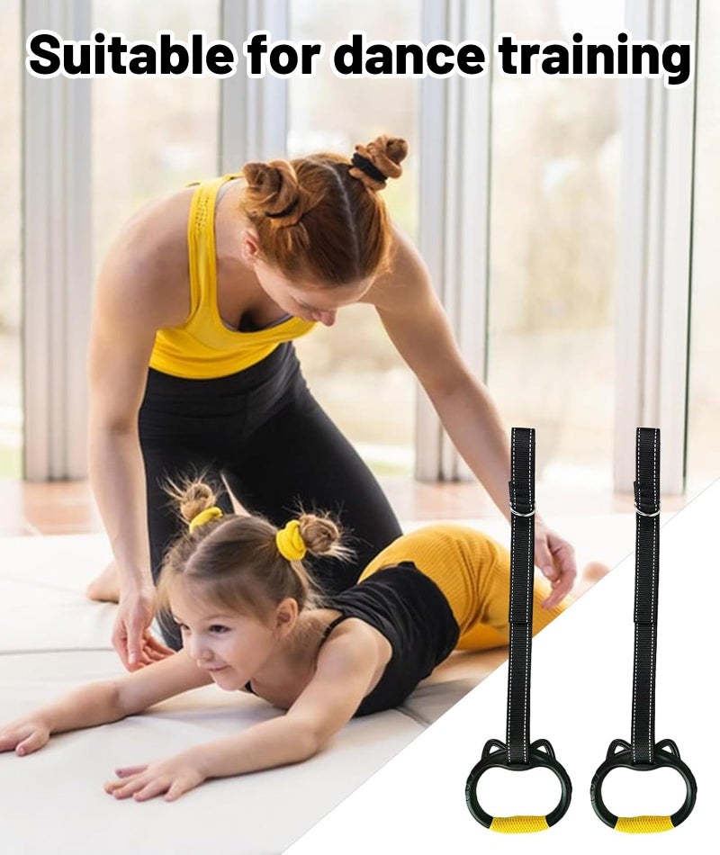 AGMITRAKA Gymnastic Rings for Kids, Gymnastics Equipment for Home Workouts, Adjustable Hanging Rings for Strength Training and Height Growth, 1 Piece - Image 5
