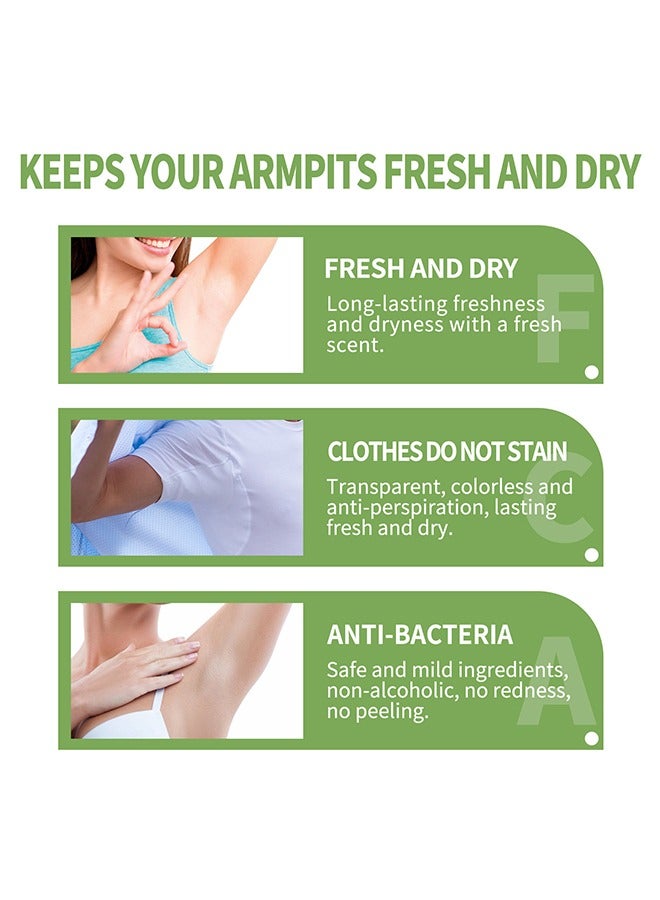 EELHOE Armpit Refreshing Antiperspirant Spray -for Clean Armpit Odor, Body Odor, Sweat Odor, Long Last Freshness & Dryness ,Refreshing Breathable Anti-Perspirant Deodorant Cream Under Armpit - Image 5