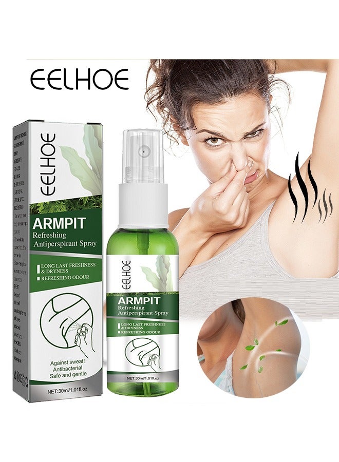 EELHOE Armpit Refreshing Antiperspirant Spray -for Clean Armpit Odor, Body Odor, Sweat Odor, Long Last Freshness & Dryness ,Refreshing Breathable Anti-Perspirant Deodorant Cream Under Armpit - Image 1