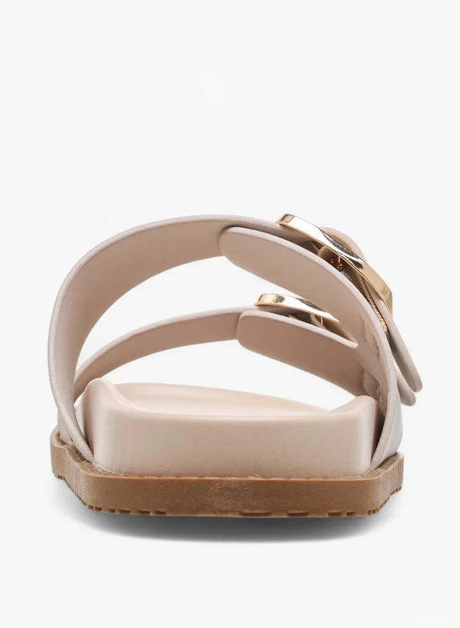 Celeste Women's Buckle Detail Slip-On Sandals - LS10548-54