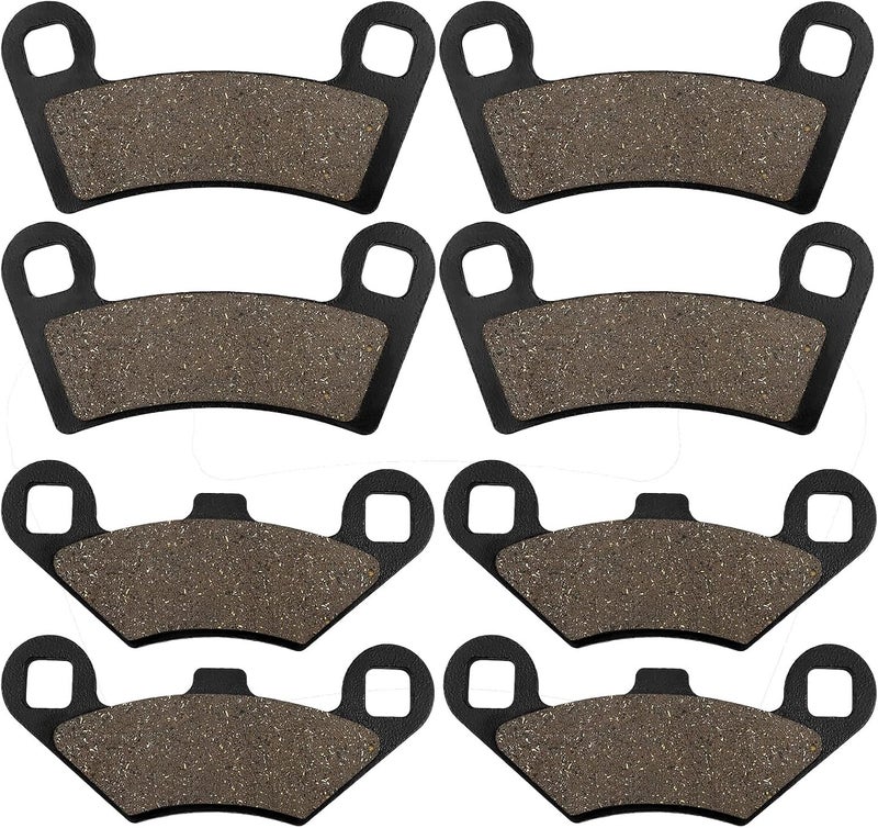 LOCOPOW Brake Pads Front and Rear for Polaris RZR 570, RZR 800, RZR S 800 (2012-2015) - Image 1