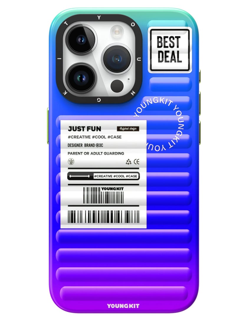 YOUNG KIT Young Kit the Wizard of Oz MagSafe Apple iPhone 15 Pro max Case - Ultramarine blue Fantasy Color  - Image 1