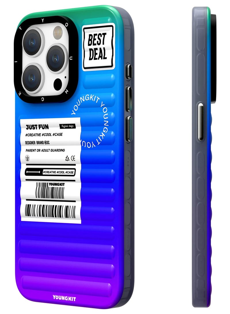 YOUNG KIT Young Kit the Wizard of Oz MagSafe Apple iPhone 15 Pro max Case - Ultramarine blue Fantasy Color  - Image 2