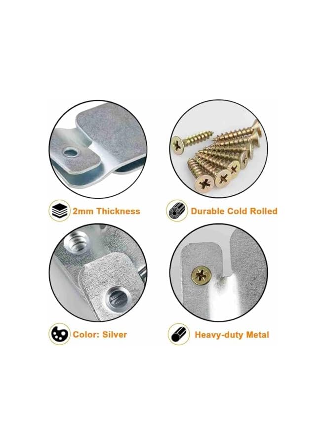 S-TOP 20 PCS Sectional Sofa linker Furniture Connector,Sofa Interlocking Sofa Connector Bracket with Screws - Image 2