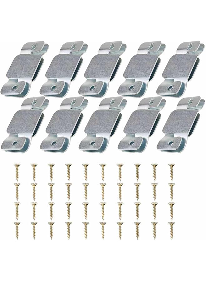 S-TOP 20 PCS Sectional Sofa linker Furniture Connector,Sofa Interlocking Sofa Connector Bracket with Screws - Image 1