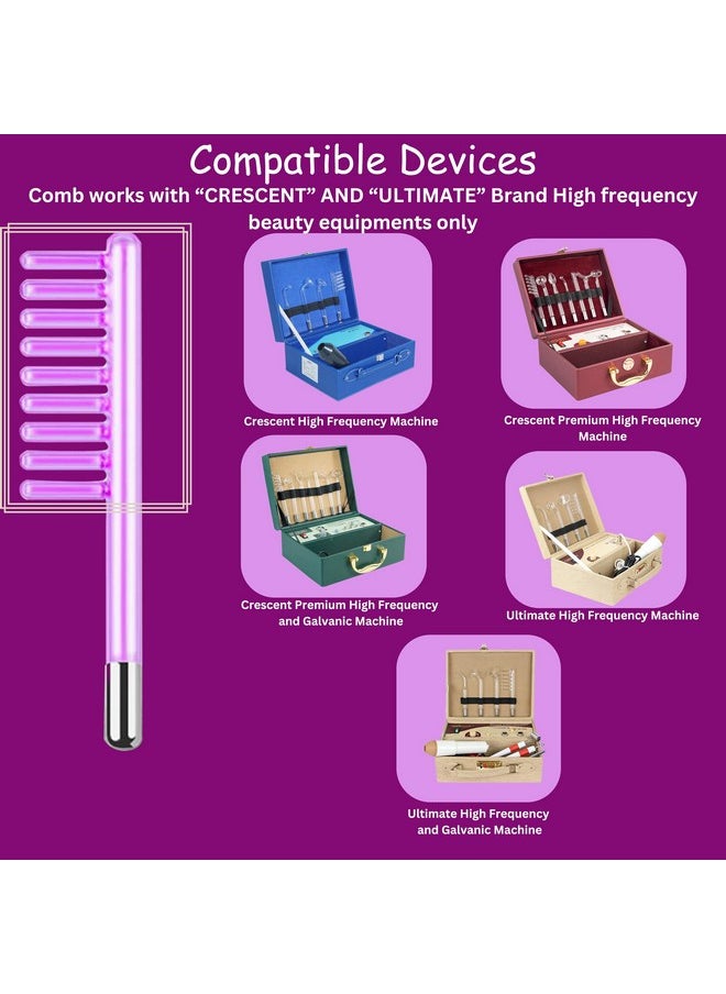 High Frequency Machine Comb Wand For Hair Growth And Dandruff Remover| Only Comb
