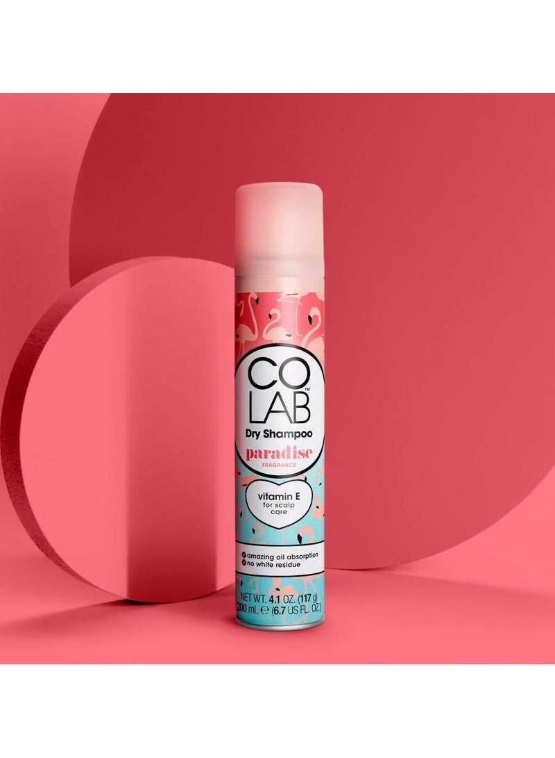 COLAB Dry Shampoo Invisible Paradise Fragrance 200ml - Image 4