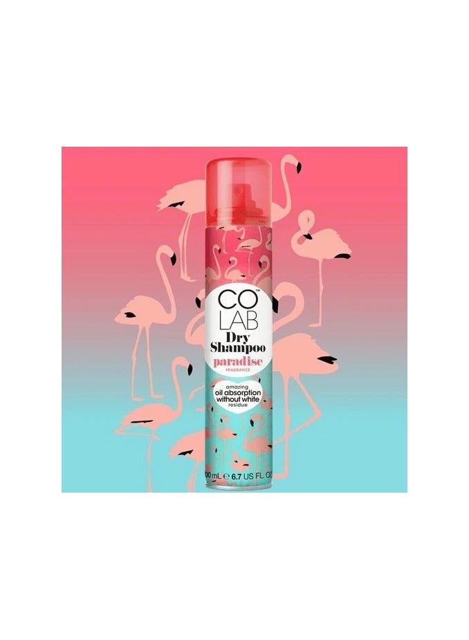 COLAB Dry Shampoo Invisible Paradise Fragrance 200ml - Image 5