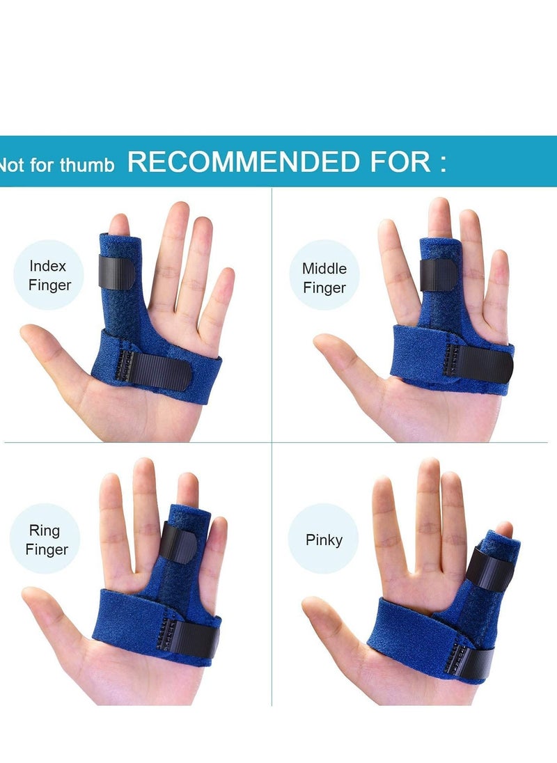 SYOSI - Finger Brace for Right Hand, Splints Trigger Splint Alleviating Locking, Stiffness- Tendon Release and Pain Relief from Stenosing Tenosynovitis- Bonus Fastening Tape - Image 1