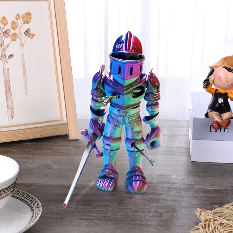 SAMIQU 3D Printed Skeleton Warrior Joint Free, Skeleton Knight Collectible Figurine,Perfect for Home Office DÃ©cor & Gift - Image 2