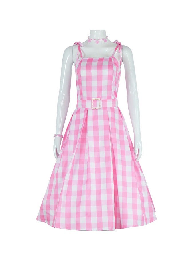 4 Piece Set Barbie Princess Costume, Cosplay Halloween Costumes for Women Party Birthday Dress Up - Image 3