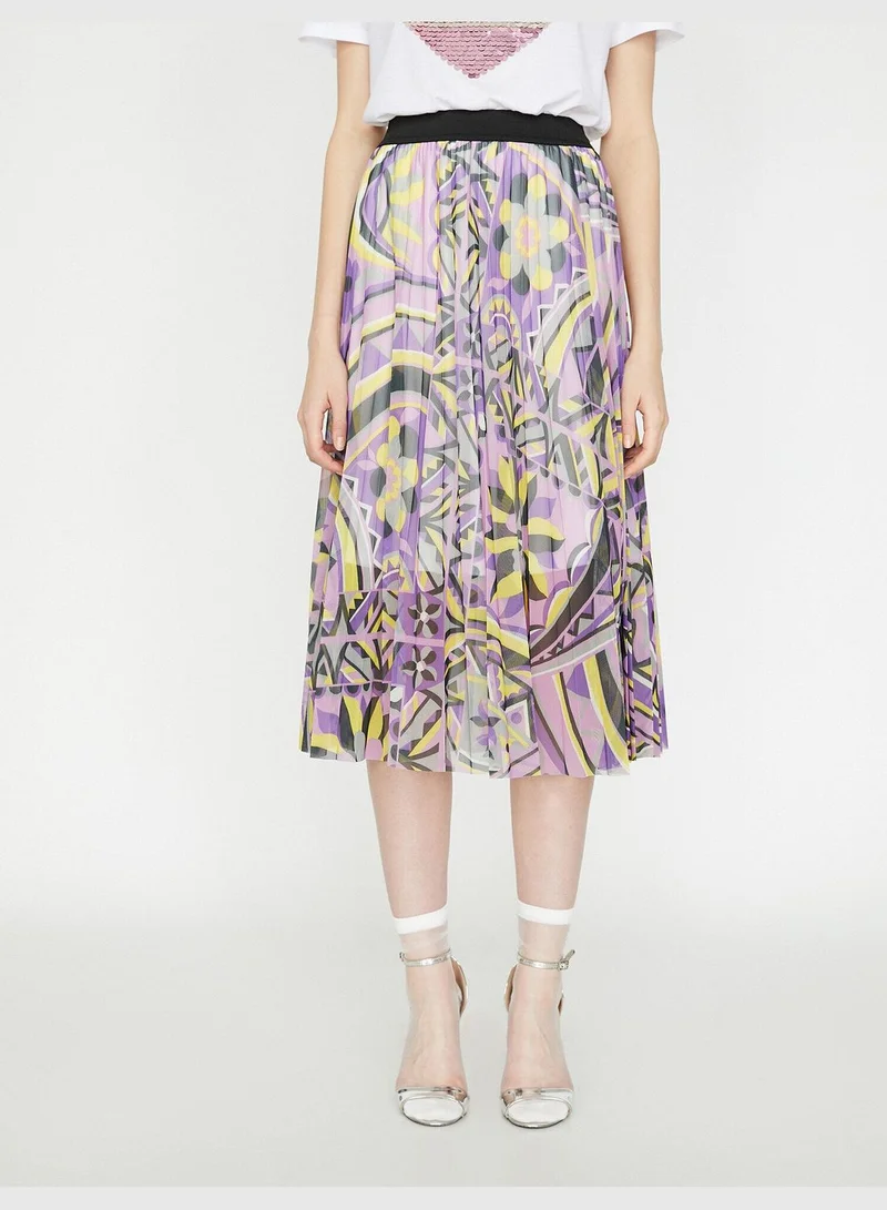 KOTON Patterned Skirt
