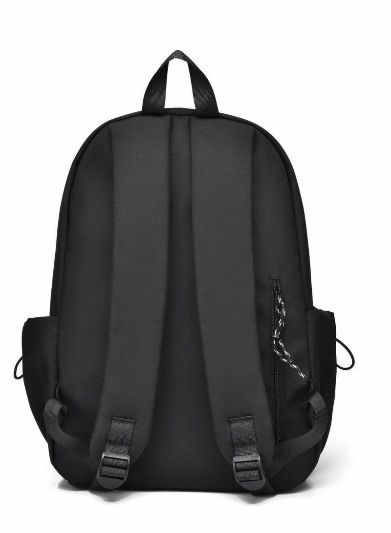 SKT Shiketro Simple Large Capacity Backpack In Gray  - Image 3