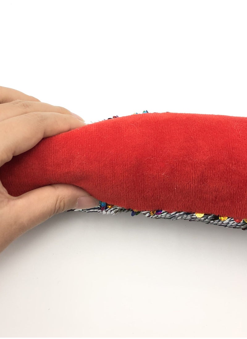 MissTiara - Wild Sequin Snake Plush Stuffed Animal Plush Toy Reversible Flip Sequin Toys for Kids 140 CM - Image 1