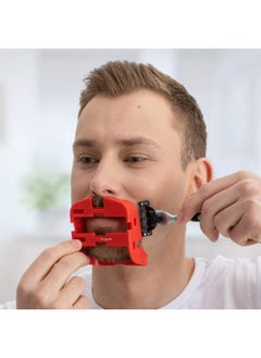 Sleekgoatee Goatee Shaving Template & Lineup Tool Fully Adjustable Beard Shaper & Shaving Guide For Men With Goatee Shape Trim & Shave Van Dyke Goatee Circle Beard Height & Width Adjustable - pzsku/ZC6DC680B883E4971240AZ/45/_/1707974533/8d2fdfdc-a5b7-4718-a8d4-7f888b473b69