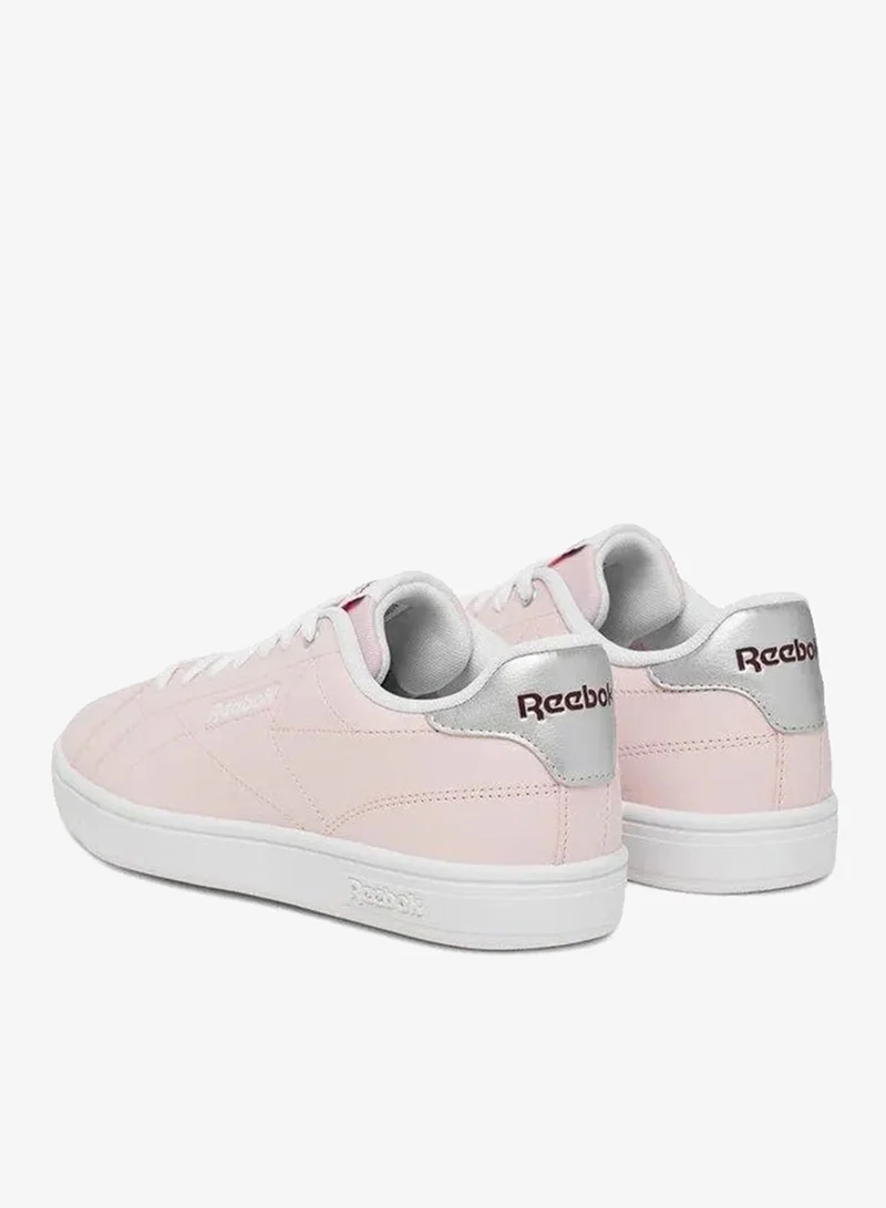 Reebok Frosted Berry/Silver Metallic/White Reebok Court Clean Women's Shoes for Women | Best Price UAE