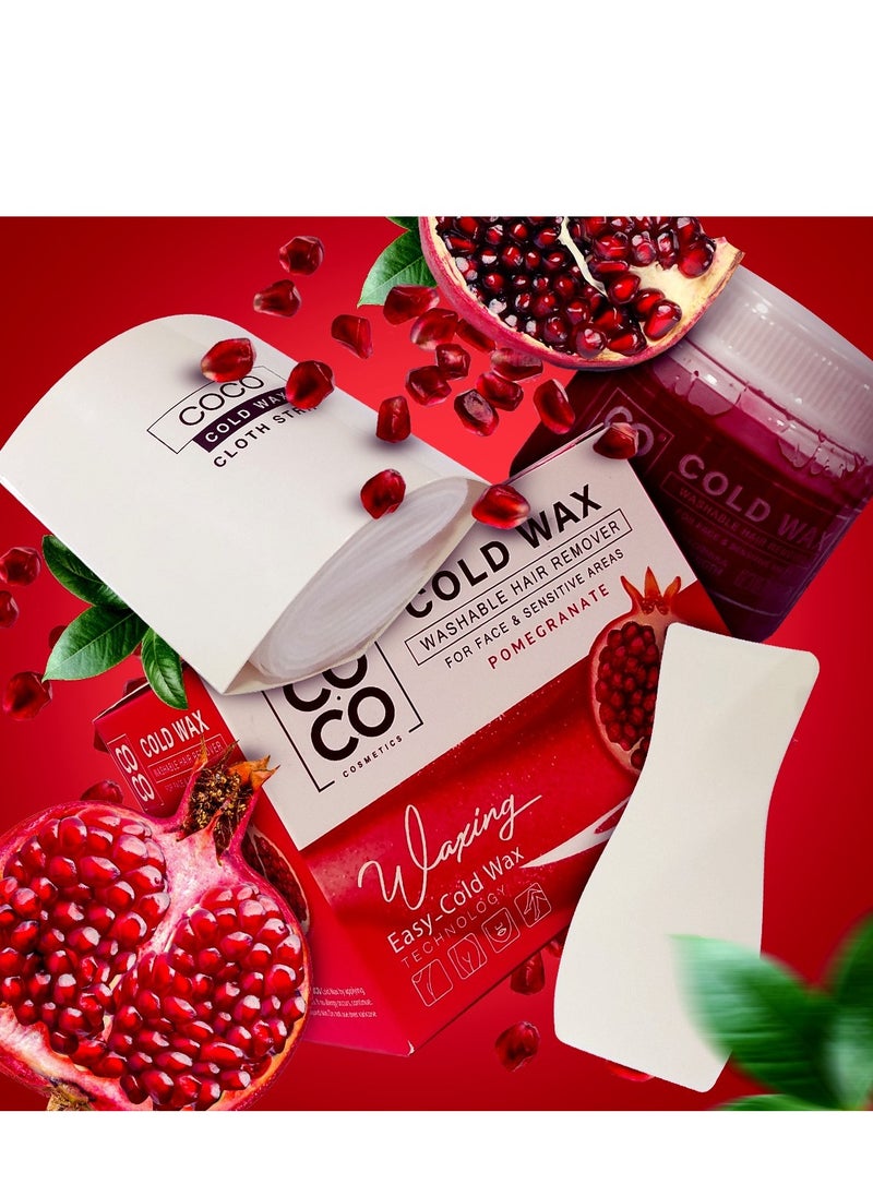Coco - Wax Cold Wax Pomegranate 250gm - Image 1