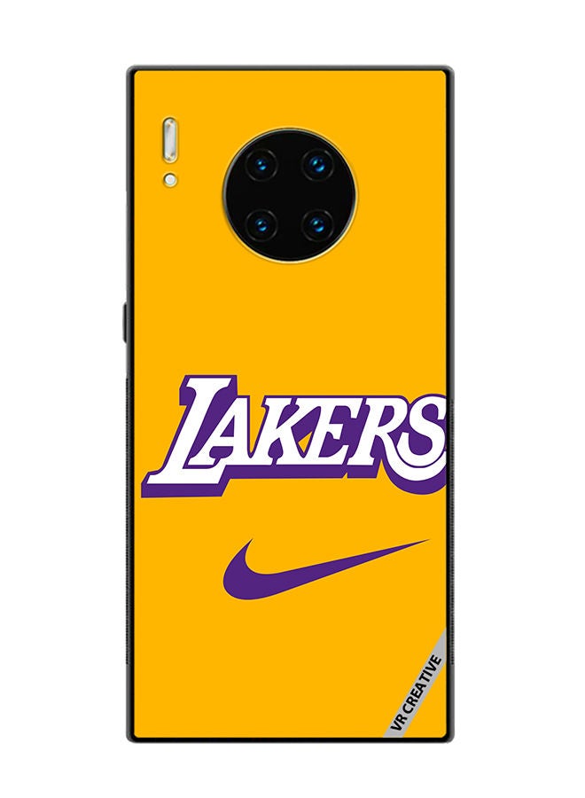 VR CREATIVE Protective Case Cover For Huawei Mate 30 Pro Lakers Design Multicolour - Image 1