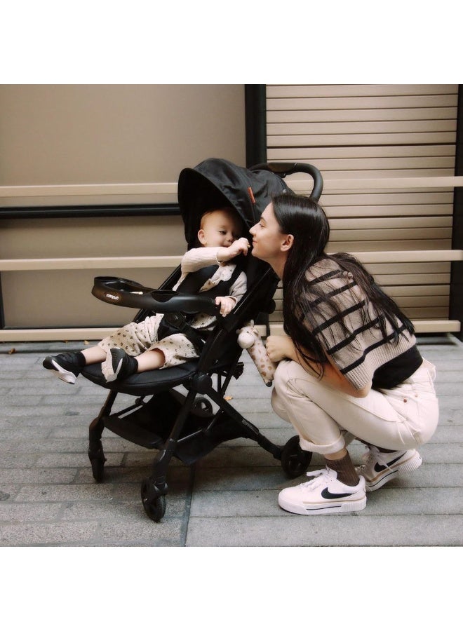 Mompush - Lithe V2 Lightweight Travel Stroller, Grey, 0-3 Y - Image 5