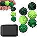 BUSOHA Silicone Fidget Balls 6 Pack New Grade Fidget Toys Stress Balls for Adults Sensory Stone Travel Toys for CalmingAutism and ADHDGifts for Teens - Image 2