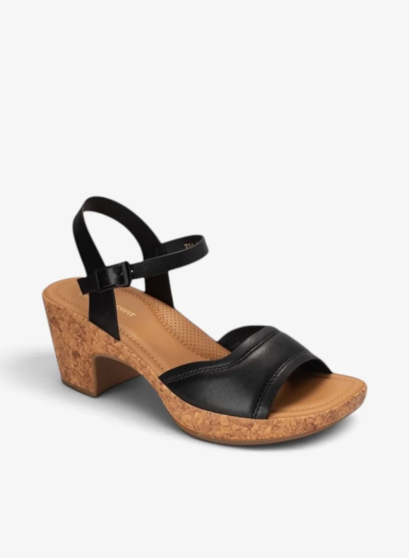 Bata  Block‑Heel Sandals with Adjustable Back Strap for Women | Best Price UAE
