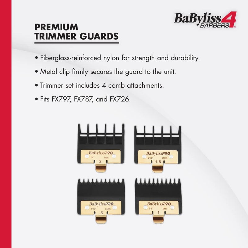 BaBylissPRO Premium Trimmer Guards for FX797,FX787, FX726 - Image 3