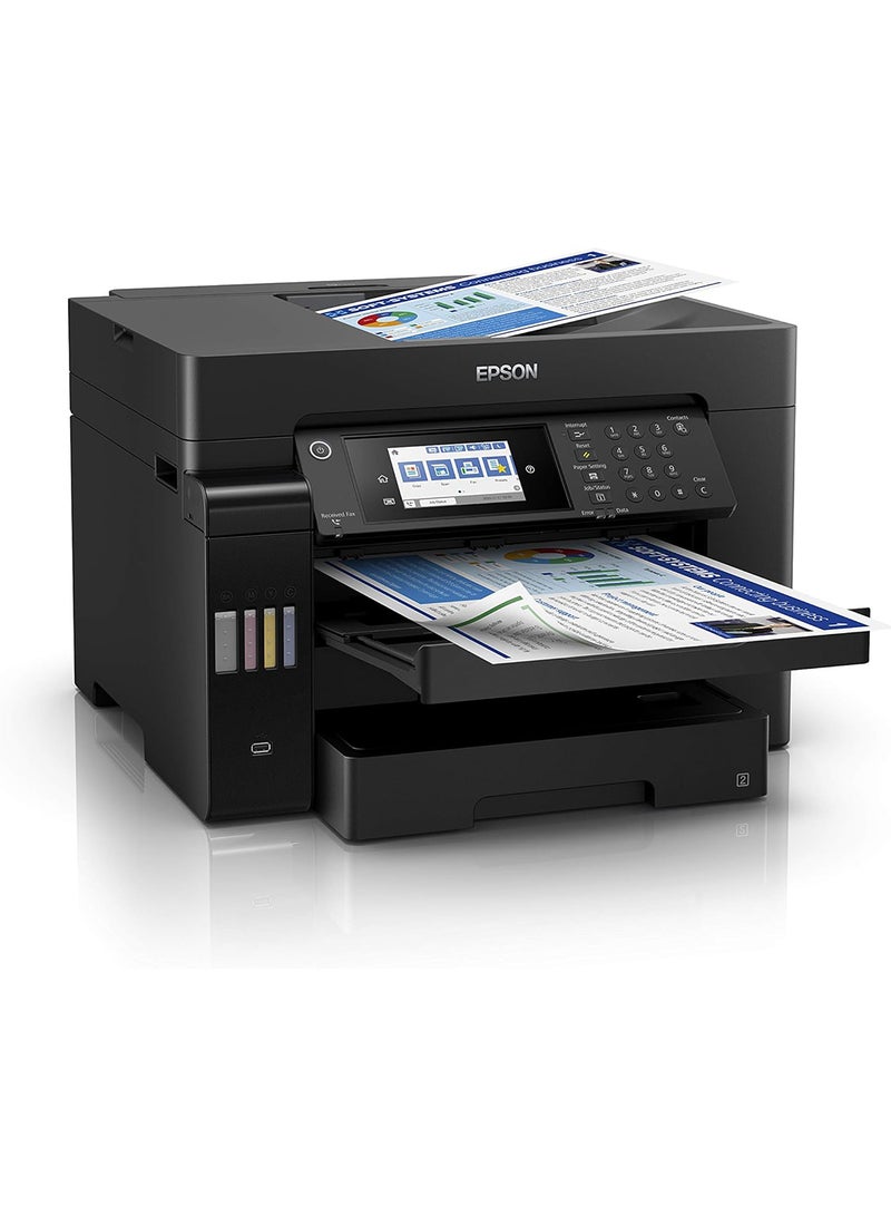 EPSON EcoTank L15160 A3+ 4-in-1 Print, Scan, Copy, Fax Wireless Inktank Business Printer Black - Image 4