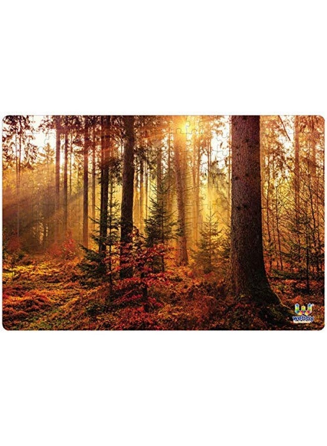 Webby Kids Forest Sun Rise Jigsaw Puzzle, 252 Pieces