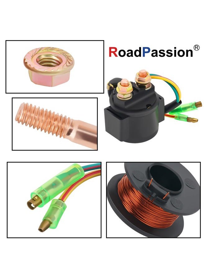 Road Passion Starter Solenoid Relay for TRX250 FOURTRAX Recon 1997-2001 TRX250EX SPORTRAX 2003-2008 TRX250X 2009/ TRX250 FOURTRAX Recon 1997-2001 TRX250EX SPORTRAX 2003-2008 TRX250X 2009 - Image 2