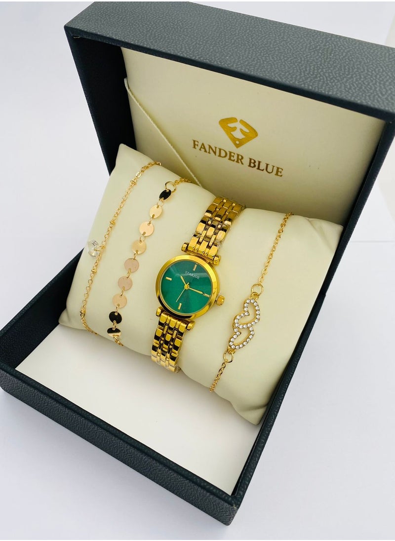 FANDER BLUE Vanderblue women's set consisting of - Vanderblue women's watch - bracelet set - with box - with warranty card 