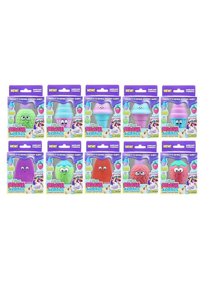 Slimy - Smash And Crack Pack With Mystery Slime - Assorted - Image 1