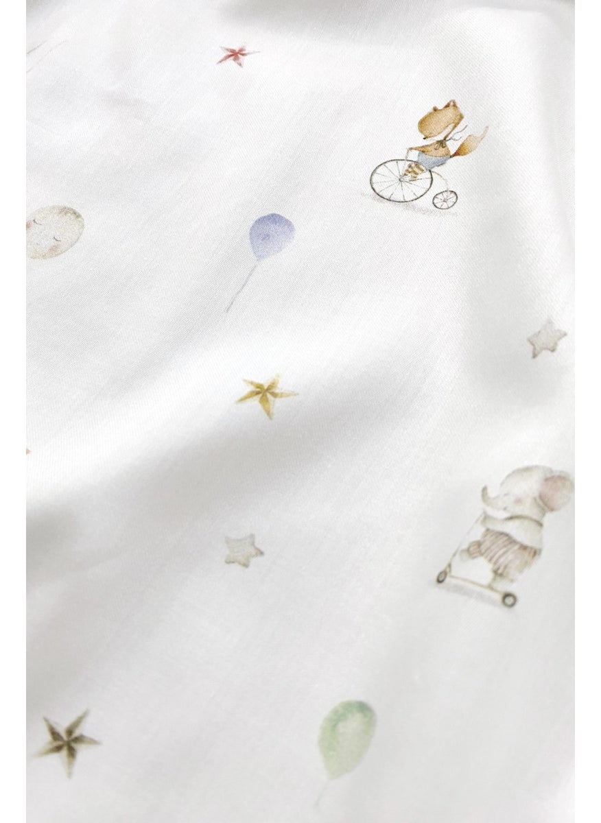 Casadora Baby Circus 100% Cotton Satin Pillowcase - 35 x 45 cm  - Image 2