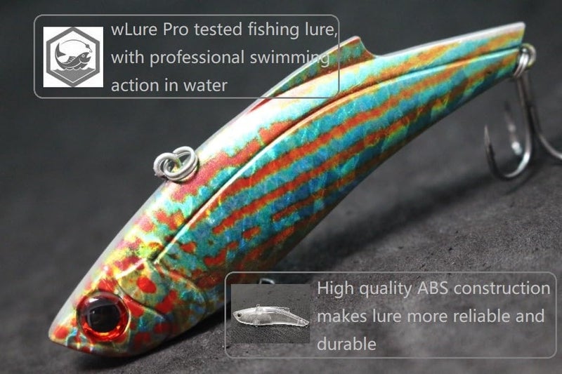 wLure Minnow Crankbait for Bass Fishing Bass Lure Jerkbait Fishing Lures and Tackle Box - Image 5