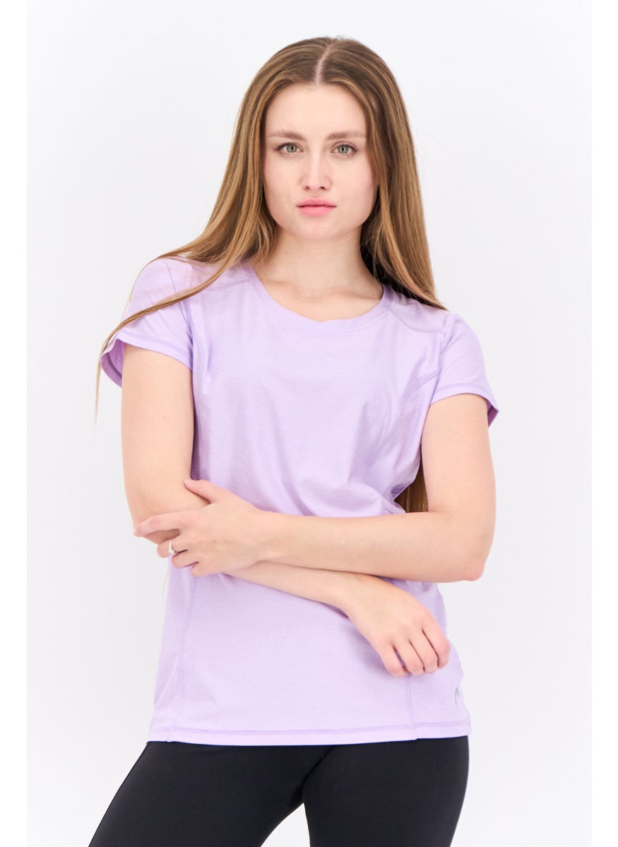 Women Sportswear Fit Short Sleeves Training T-Shirt, Lavender - pzsku/ZC6DDC1B0682E9A8573D6Z/45/_/1738161705/f3c8f61d-af5c-40f6-8350-412b5f3d53d7